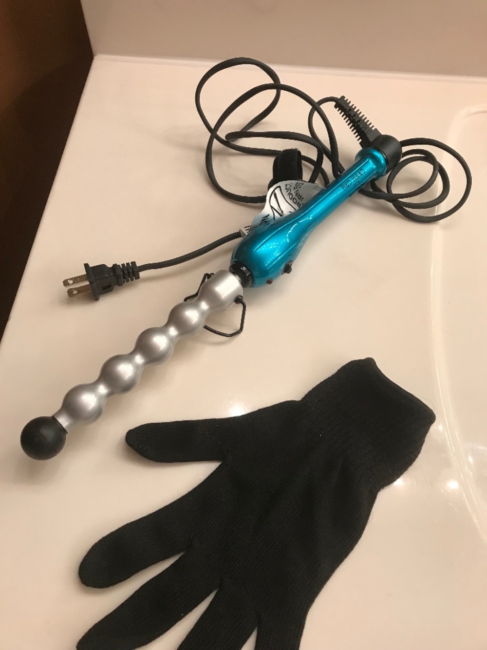 Hair curling wand